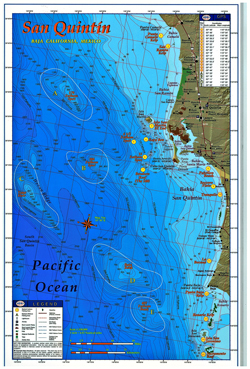 Outer Banks Fishing Laminated - GMCO Maps