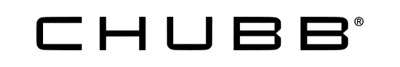The CHUBB logo, featuring the word 'CHUBB' in bold, black, sans-serif capital letters with a registered trademark symbol.